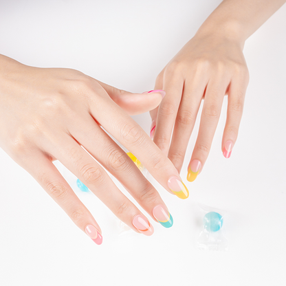 Sticker gel Real Nails per unghie perfette in pochi minuti, senza HEMA.