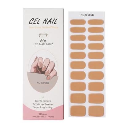Sticker gel Real Nails per unghie perfette in pochi minuti, senza HEMA.
