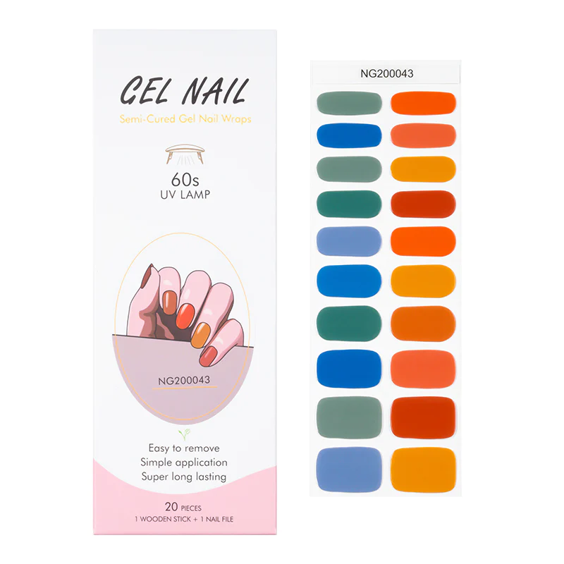 Sticker Gel - Arcobaleno UV – Unghie Perfette in 5 Minuti | Real Nails