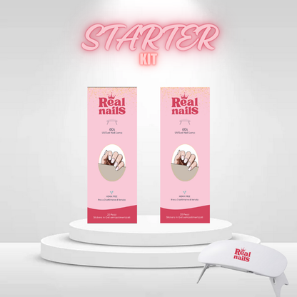 Sticker gel Real Nails per unghie perfette in pochi minuti, senza HEMA.