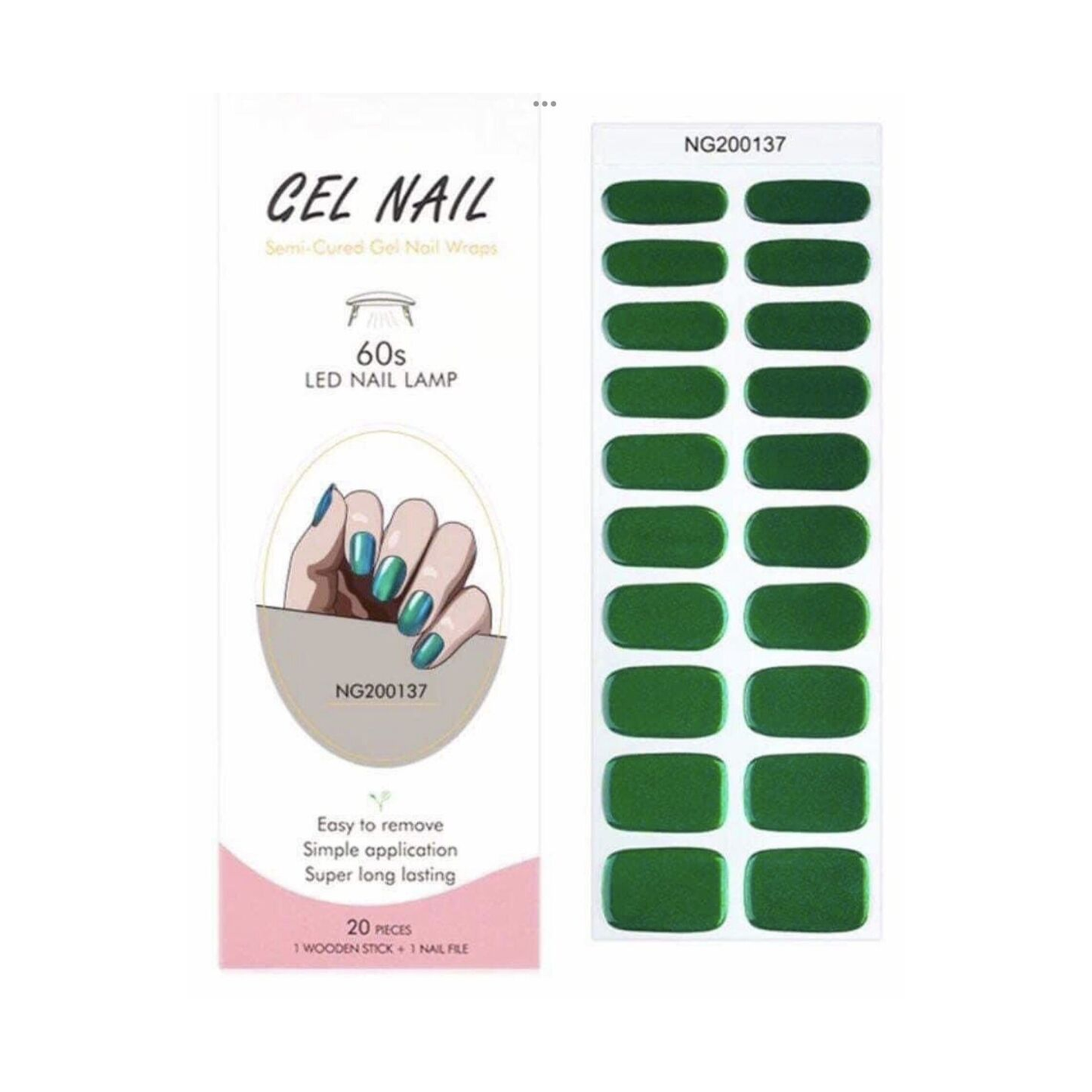 Sticker gel Real Nails per unghie perfette in pochi minuti, senza HEMA.